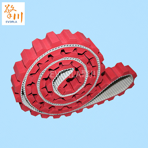 表面加紅膠開槽<a href='http://www.stanleyyule.com/' target='_blank'><u>PU同步帶</u></a>