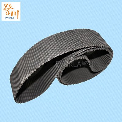 黑色橡膠雙面齒同步帶：雙面齒設(shè)計(jì)，精準(zhǔn)傳動(dòng)無(wú)死角